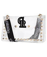 Cuce Colorado Rockies Crystal Clear Envelope Crossbody Bag