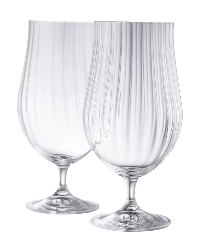 Galway Crystal Erne Craft Beer Glasses, Set of 2