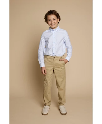 B by Brooks Brothers Big Boys Stretch Twill Chino Pants