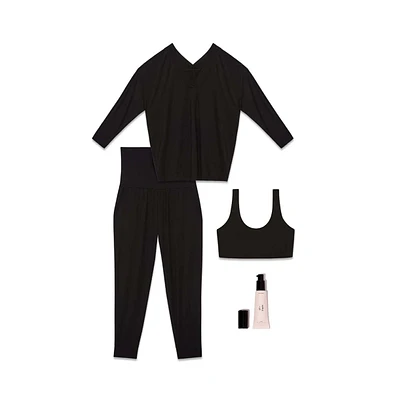 Hatch Collection Essential Hospital Departure Gift Set-Includes Visitor Top, Over/Under Easy Pant, Skin to Bra, Nipple+Lip