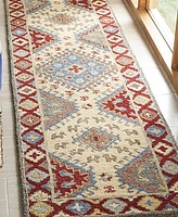 Safavieh Antiquity At507 Red and Ivory 2'3" x 8' Runner Area Rug