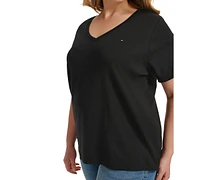 Tommy Hilfiger Plus V-Neck T-Shirt