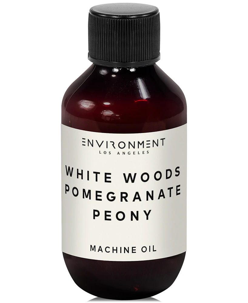 Environment White Woods, Pomegranate & Peony Machine Diffusing Oil (Inspired by 5-Star Luxury Hotels), 2 oz.