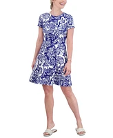 Jessica Howard Women's Floral-Print Fit & Flare Dress