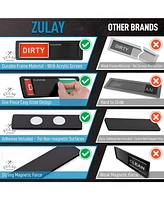 Zulay Kitchen Dishwasher Clean Dirty Magnet Sign - For Stainless Steel & Other Magnetic Surfaces