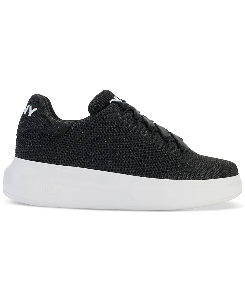 Dkny Women's Jewel Knit Lace-Up Sneakers