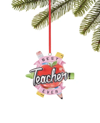 Holiday Lane All About You Best Teacher Ornament, Exclusively at Macy's