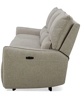Olper -Pc. Fabric Zero Wall Sectional Power Motion Sofa