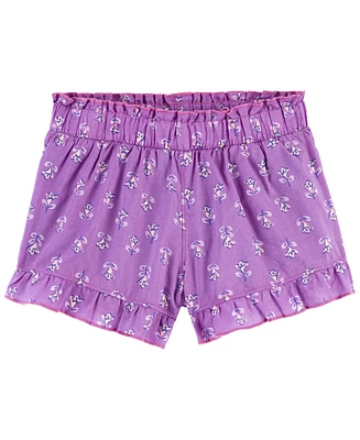 Carter's Toddler Girls Floral Poplin Shorts