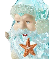 Holiday Lane Seaside Santa Head Ornament, Created for Macy's