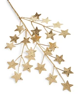 Holiday Lane Shimmer and Light Glittered Star Pick, Created for Macy's