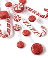 Holiday Lane Christmas Cheer Candy Cane Pick, Created for Macy's