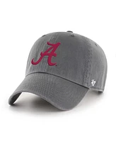 '47 Brand Men's Charcoal Alabama Crimson Tide 2024 Ncaa Basketball Tournament March Madness Final Four Regional Champions Clean Up Adjustable Hat