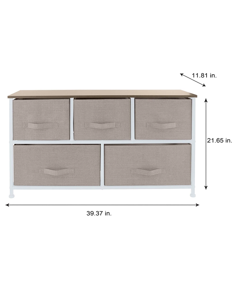 Simplify Drawer Storage Dresser in Beige