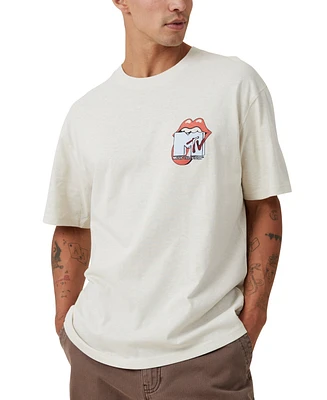 Cotton On Men's Mtv X Rolling Stones Loose Fit T-Shirt