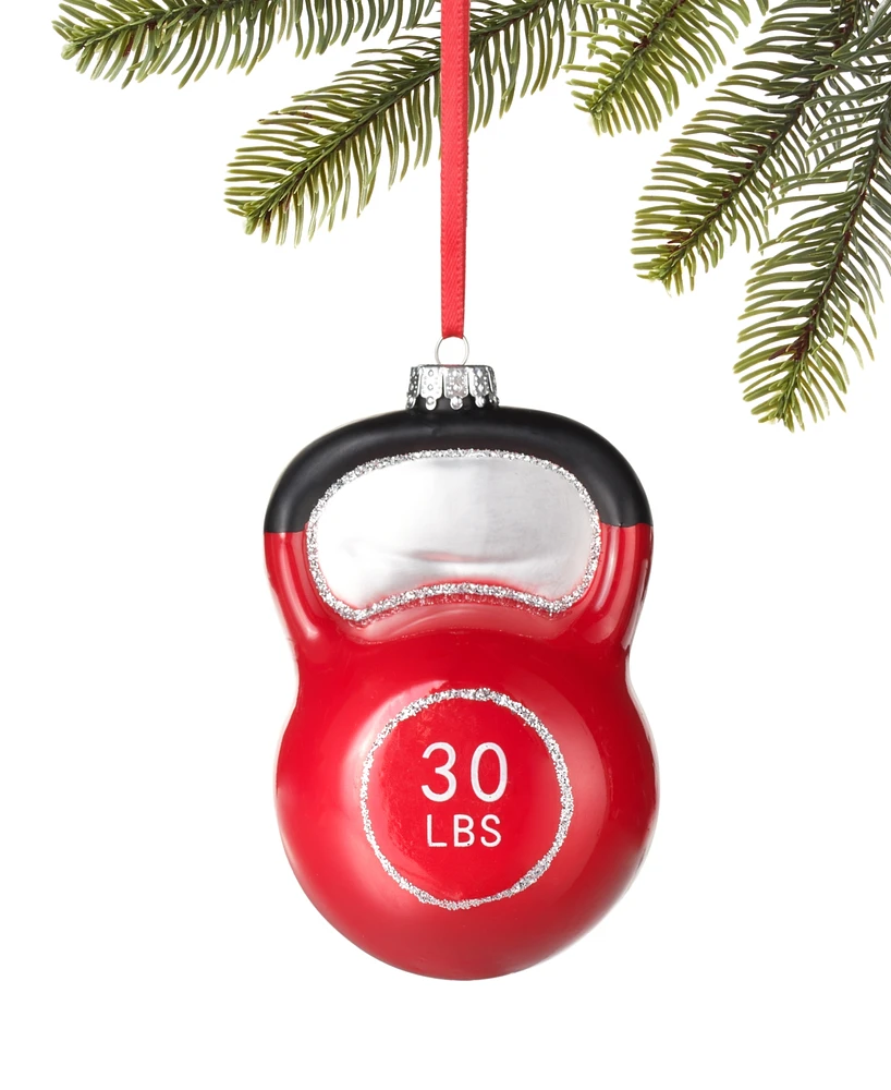 Holiday Lane Sports Kettle Bell Ornament, Created for Macy's