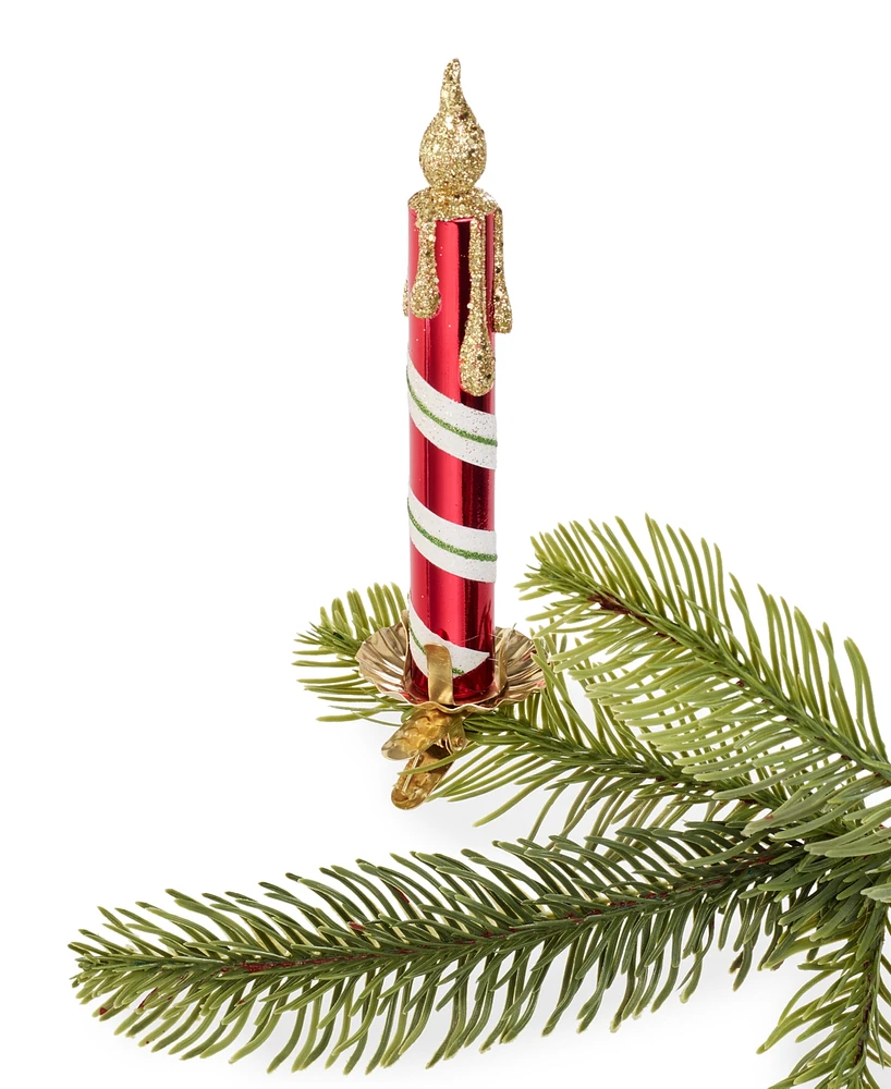 Holiday Lane Santa's Favorites Christmas Candle Ornament, Created for Macy's