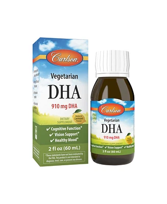 Carlson Labs Carlson - Vegetarian Dha, 910 mg Dha, Cognitive Function, Mood Health, Plant