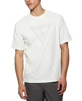 Guess Men's Alino Acid-Washed Logo Graphic T-Shirt