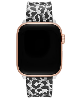 Kate Spade New York Women's Leopard Print Polyurethane Band for Apple Watch Strap