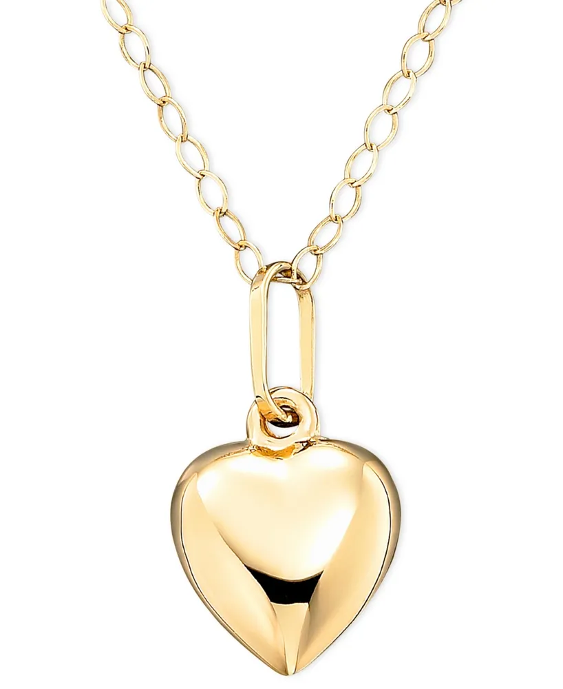 Children's 14k Gold Heart Necklace