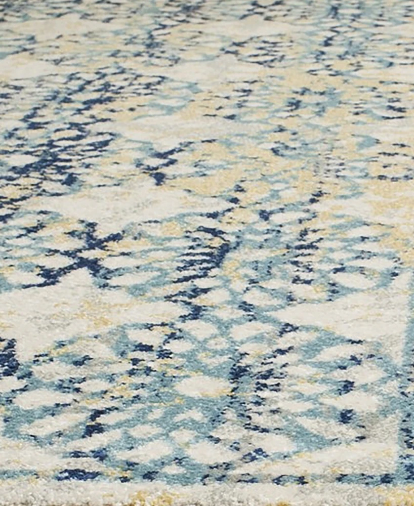 Safavieh Evoke EVK262 Ivory and Blue 10' x 14' Area Rug