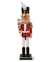 Holiday Lane Christmas Cheer 15" Wooden Nutcracker, Created for Macy's