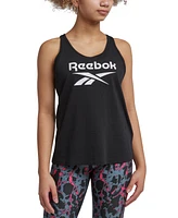 Reebok Women's Identity Cotton Big Logo Tank Top