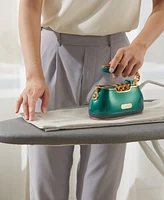 Salav Retro Edition Duopress Handheld Steamer Iron and Fabric Shaver Lint Roller Set Titanium