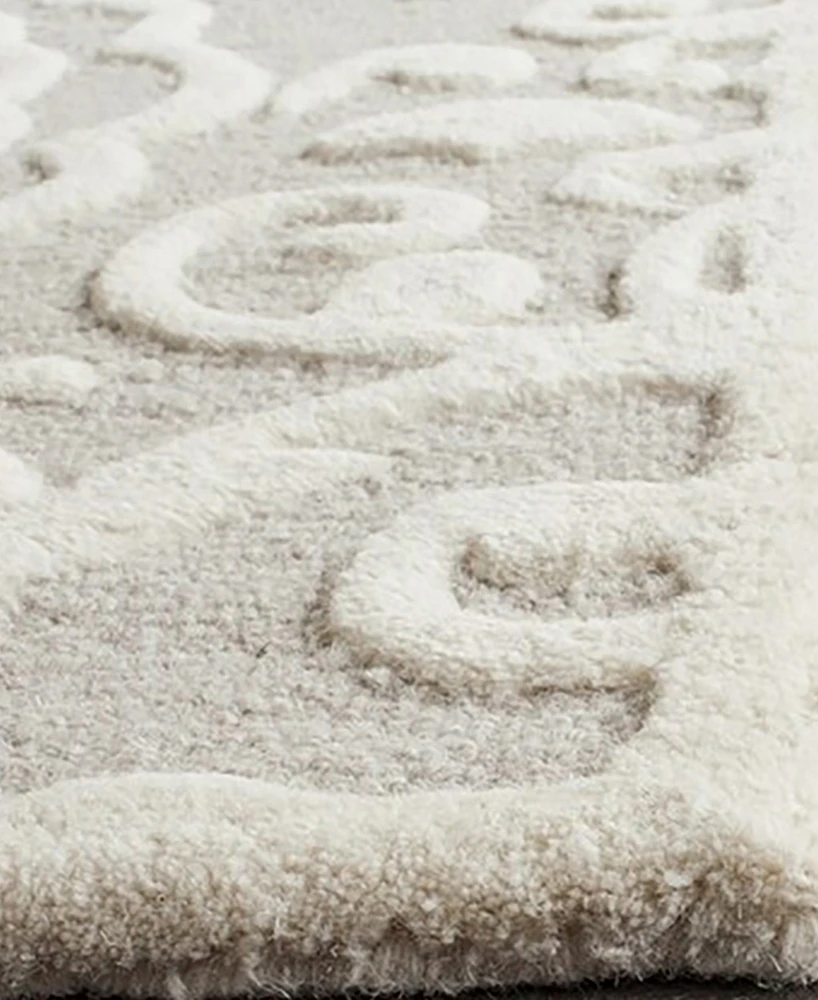 Martha Stewart Collection Marais MSR4324A Bone 8' x 10' Area Rug