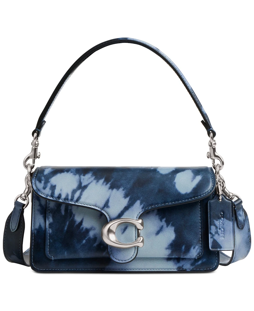 Coach Tabby Mini Tie-Dye Print Leather Shoulder Bag 20