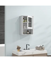 Slickblue Bathroom Wall Mounted Adjustable Hanging Storage Medicine Cabinet