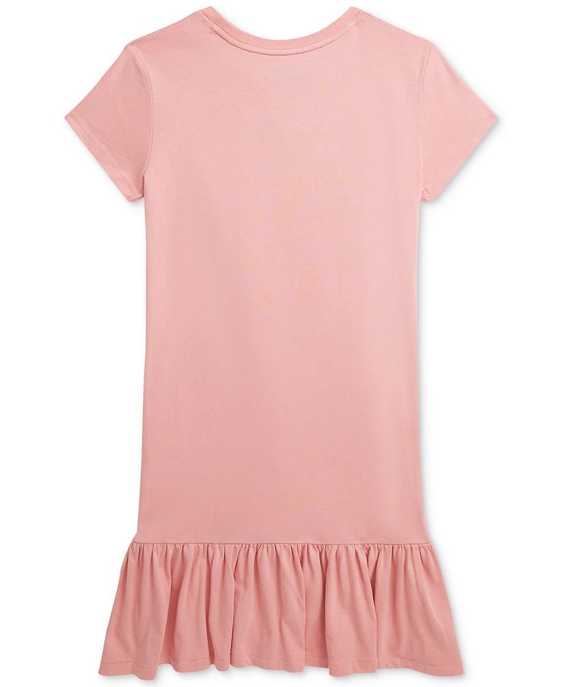 Polo Ralph Lauren Big Girls Bear Cotton Jersey Tee Dress