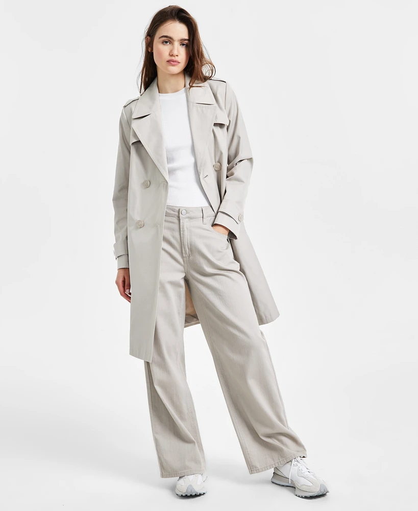 Via Spiga Women's Double-Breasted Belted Trench Coat