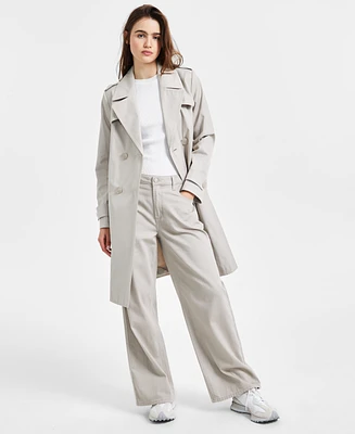 Via Spiga Women's Double-Breasted Belted Trench Coat