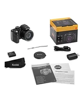 Kodak Pixpro AZ425 Astro Zoom 20MP Camera With 42x Zoom (Black) with 32GB Sd