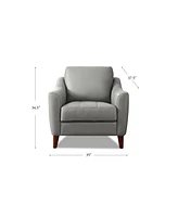 Ersa 35" Top Grain Leather Chair