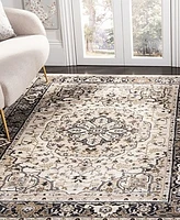 Safavieh Lyndhurst LNH334 Cream and Navy 3'3" x 5'3" Area Rug