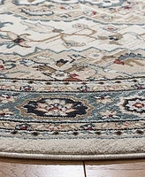 Safavieh Lyndhurst LNH338 Cream and Beige 7' x 7' Round Area Rug