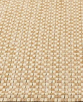 Safavieh Courtyard CY8653 Natural and Cream 6'7" x 6'7" Sisal Weave Square Outdoor Area Rug