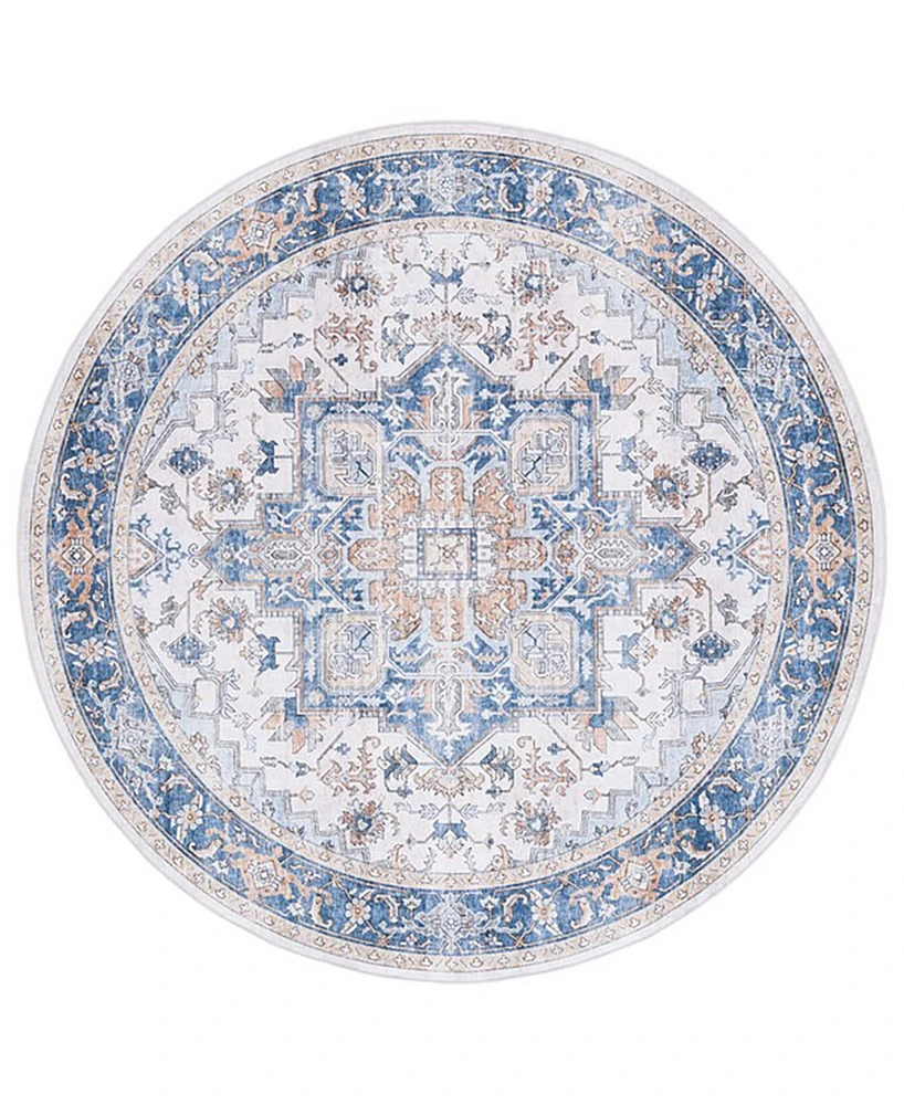 Safavieh Arizona Washable 523 ARZ523 6'x6' Round Area Rug