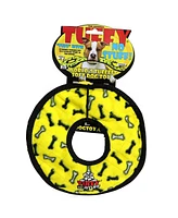 Tuffy No Stuff Ultimate Ring Yellow Bone, 2-Pack Dog Toys