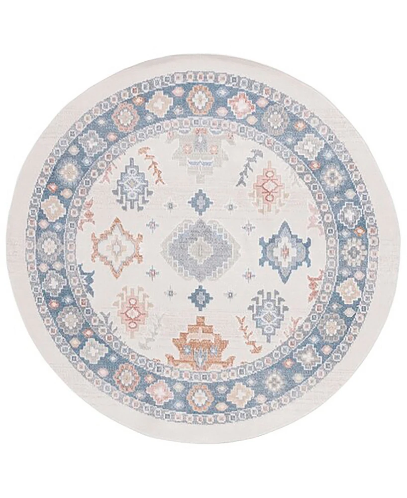 Safavieh Blair Washable 218 BLR218 6'7x6'7 Round Area Rug