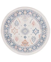 Safavieh Blair Washable 218 BLR218 6'7x6'7 Round Area Rug