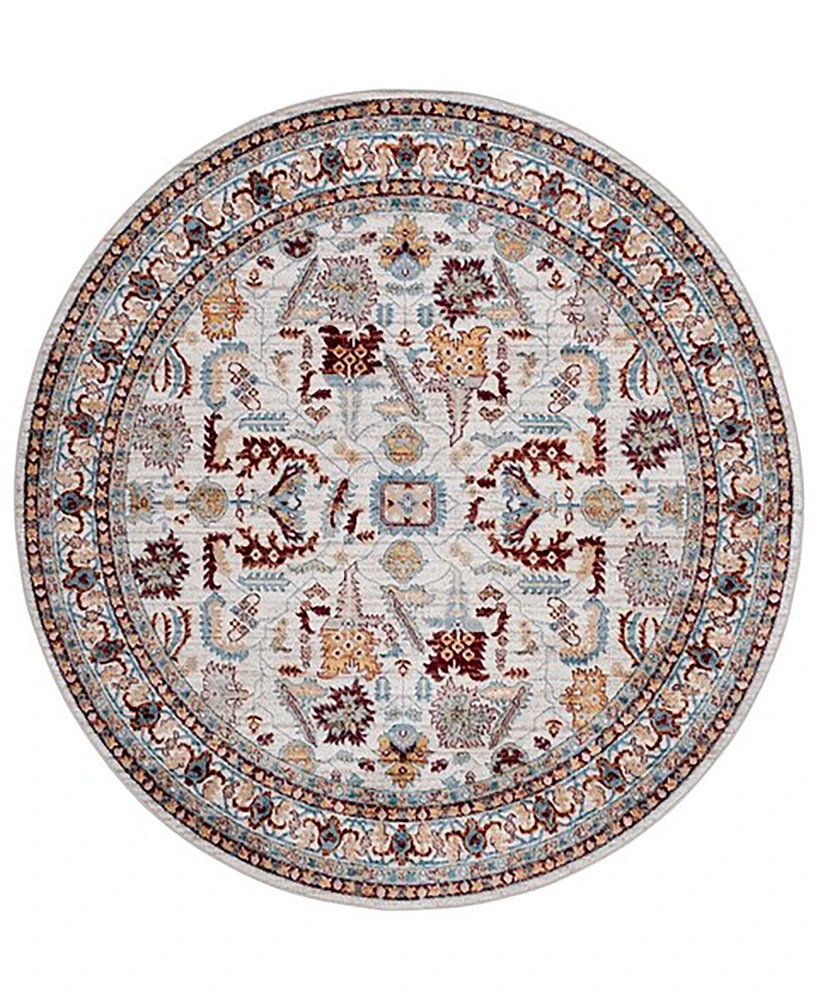 Safavieh Bayside Washable 112 BAY112 6'7x6'7 Round Area Rug