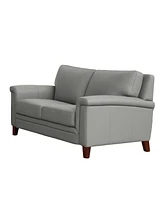 Westcott 62" Top Grain Leather Loveseat