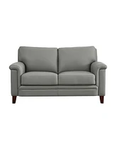 Westcott 62" Top Grain Leather Loveseat