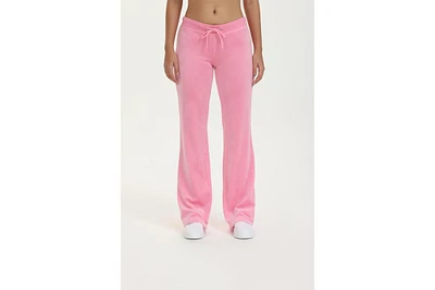 Juicy Couture Women's Og Big Bling Velour Track Pants