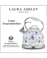 Laura Ashley 10-Cup China Rose Stove Top Kettle