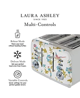 Laura Ashley Elveden White 4-Slice Toaster